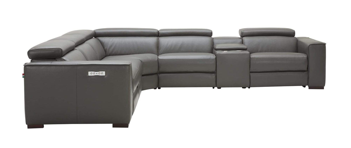 Picasso Motion Sectional in Dark Grey | J&M Furniture - Canal Furniture