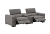 J and M Furniture Couches & Sofa Picasso Love Seat with Console – Truffle Leather