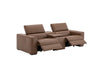 J and M Furniture Couches & Sofa Picasso Loveseat with Console In Caramel | J&M Furniture