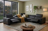 J and M Furniture Couches & Sofa Picasso Motion Sectional in Black | J&M Furniture