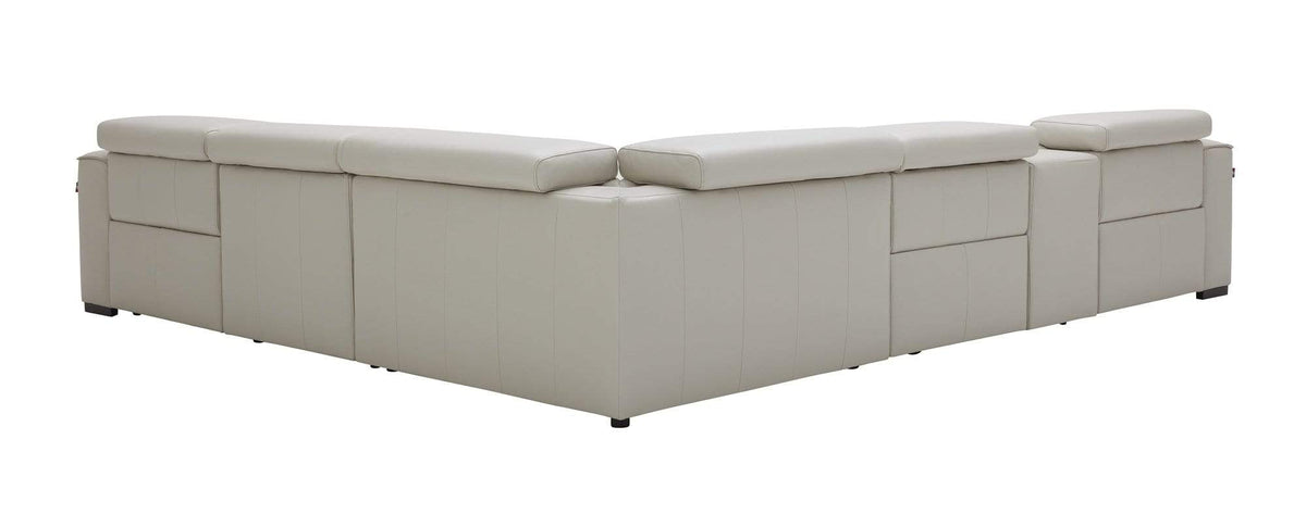 J and M Furniture Couches & Sofa Picasso Motion Sectional in Silver Grey | J&M Furniture