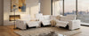 J and M Furniture Couches & Sofa Picasso Power Sectional in Snow White | J&M Furniture