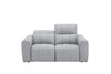 J and M Furniture Couches & Sofa Prescott Leather Loveseat in Grey | J&M Furniture