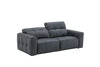 J and M Furniture Couches & Sofa Prescott Leather Sofa in Dark Grey | J&M Furniture