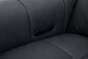J and M Furniture Couches & Sofa Prescott Leather Sofa in Dark Grey | J&M Furniture