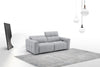 J and M Furniture Couches & Sofa Prescott Leather Sofa in Light Grey | J&M Furniture