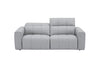 J and M Furniture Couches & Sofa Prescott Leather Sofa in Light Grey | J&M Furniture