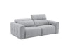 J and M Furniture Couches & Sofa Prescott Leather Sofa in Light Grey | J&M Furniture
