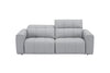 J and M Furniture Couches & Sofa Prescott Leather Sofa in Light Grey | J&M Furniture