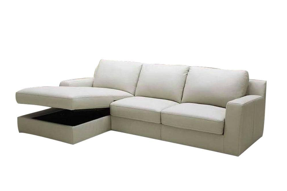 J and M Furniture Couches & Sofa Right Hand Facing Chaise Lauren Sectional Sleeper | J&M Furniture