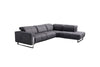 J and M Furniture Couches & Sofa Right Hand Facing Chaise Plaza Leather Sectional | J&M Furniture