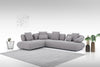 J and M Furniture Couches & Sofa Savannah Fabric Sectional in Grey | J&M Furniture