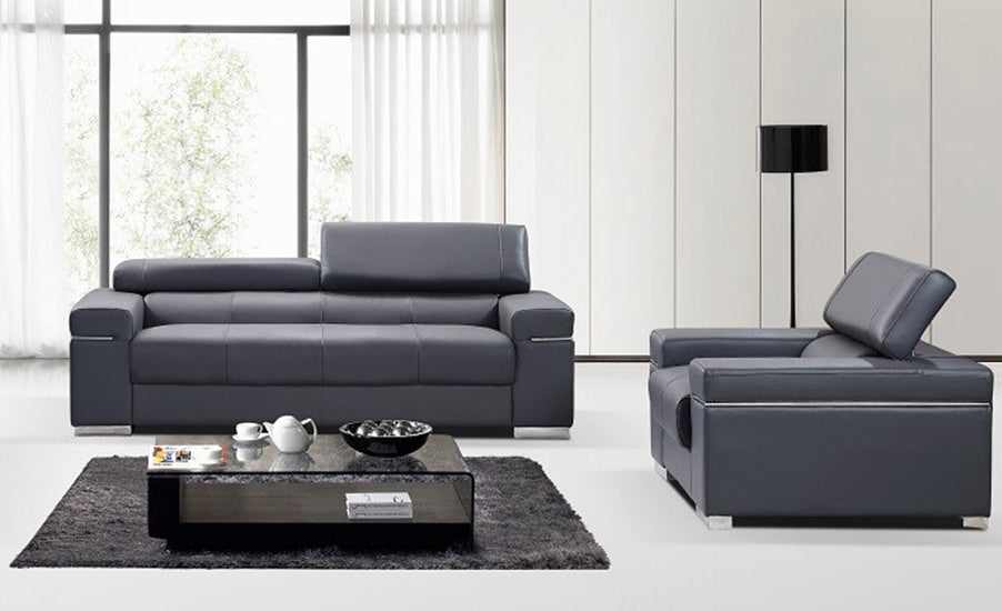 J and M Furniture Couches & Sofa Soho Sofa Collection in Grey | J&M Furniture