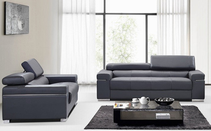 J and M Furniture Couches & Sofa Soho Sofa Collection in Grey | J&M Furniture