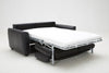 J and M Furniture Couches & Sofa Ventura Sofa Bed in Black Leather | J&M Furniture