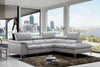 J and M Furniture Couches & Sofa Viola Premium Leather Sectional, J&M Furniture