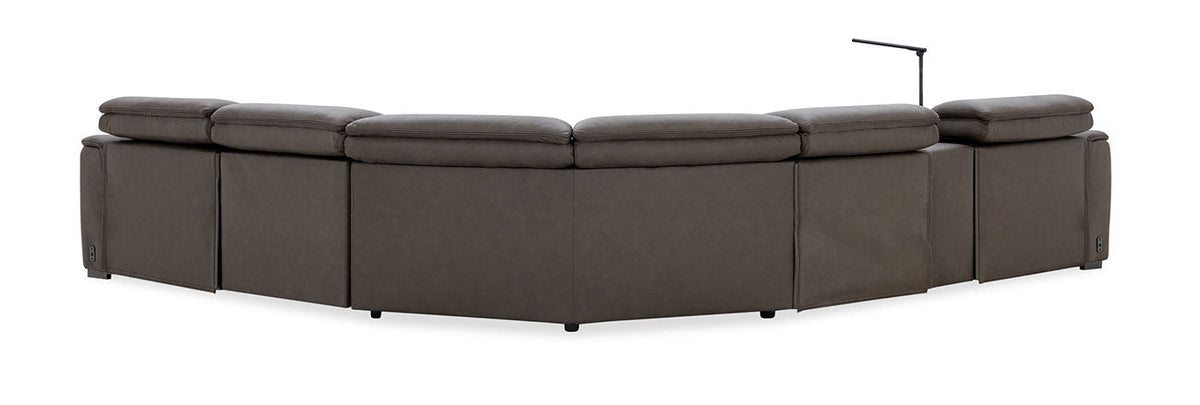 J and M Furniture Couches & Sofa Zen Reclining Sectional & Storage Ottoman | J&M Furniture