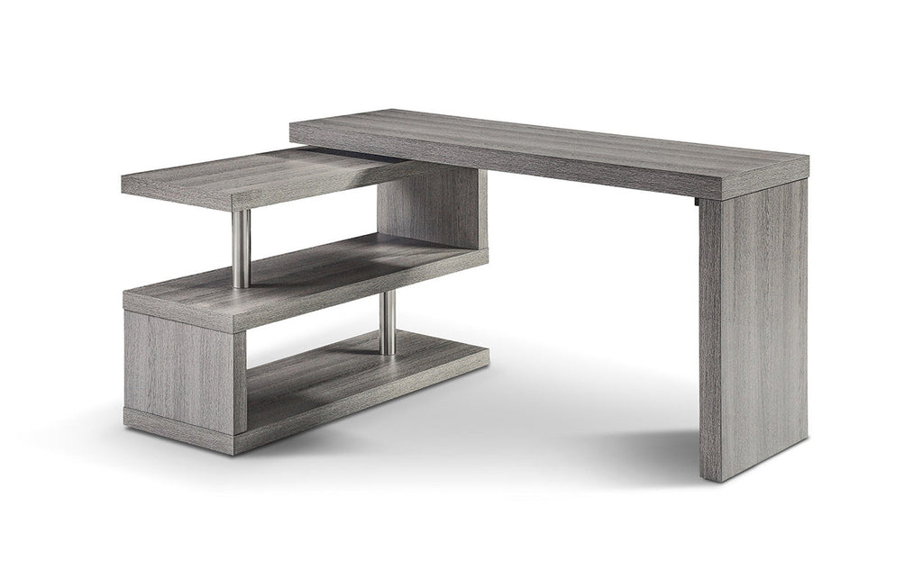 J and M Furniture Desk LP A33 Office Desk in Grey | J&M Furniture
