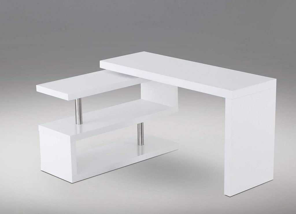 J and M Furniture Desk LP A33 Office Desk in White | J&M Furniture