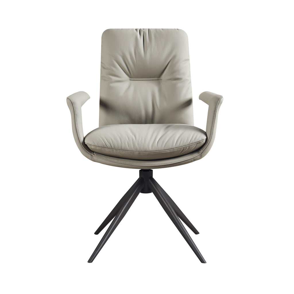 J and M Furniture Dining Chair Alabastro Swivel Armchair