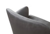 J and M Furniture Dining Chair Baxter Fabric Arm Chair in Grey | J&M Furniture