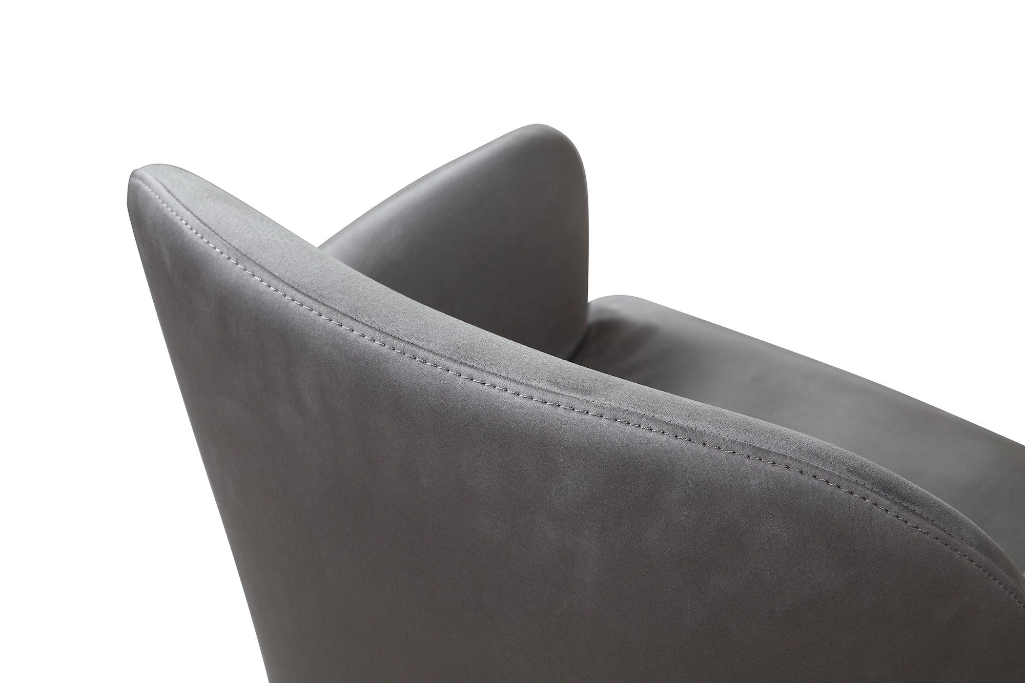 J and M Furniture Dining Chair Baxter Fabric Arm Chair in Grey | J&M Furniture