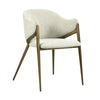 J and M Furniture Dining Chair Enzo Fabric Armchair