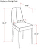 J and M Furniture Dining Chair Moderna Dining Chair in Taupe (Pair) | J&M Furniture