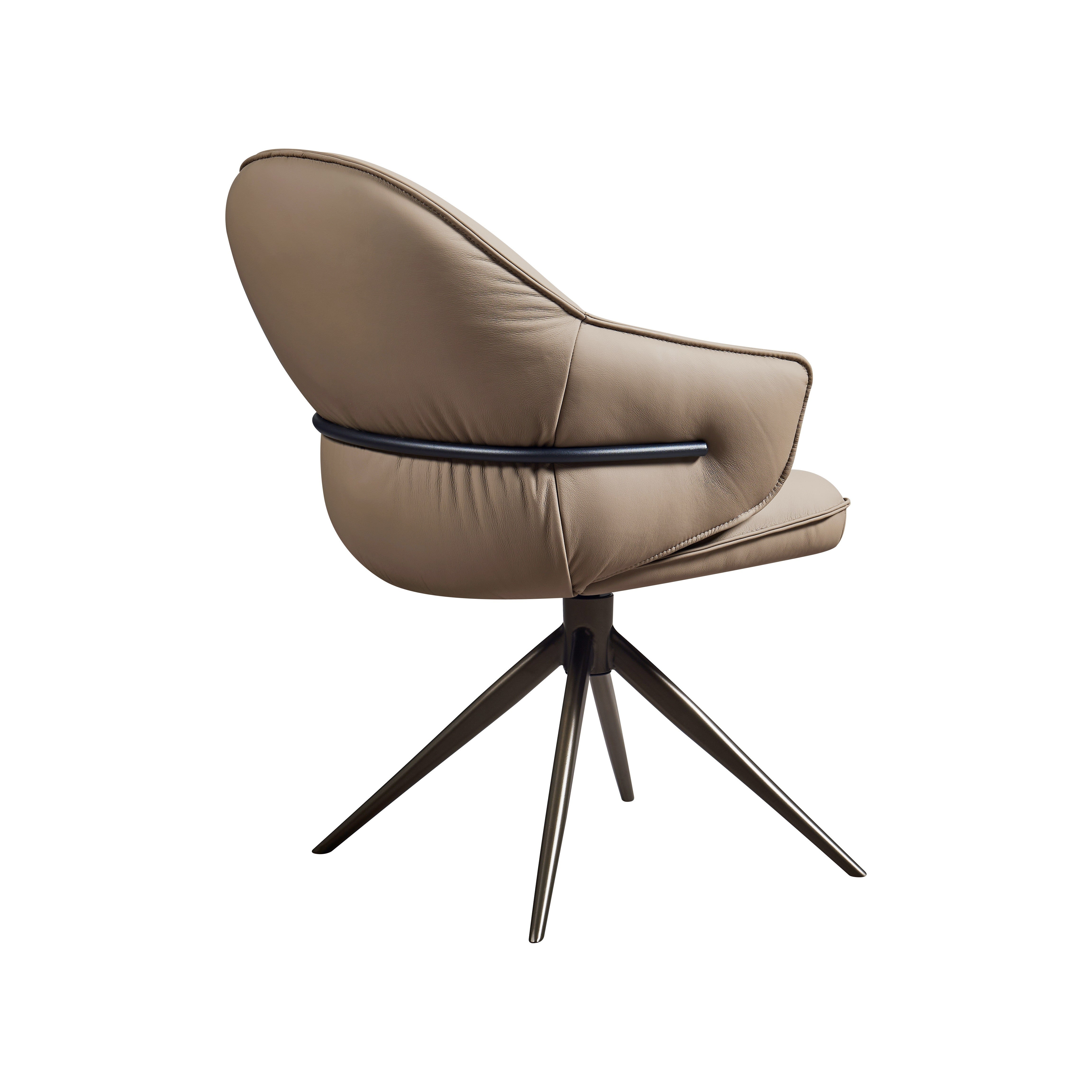 J and M Furniture Dining Chair Nova Swivel Armchair