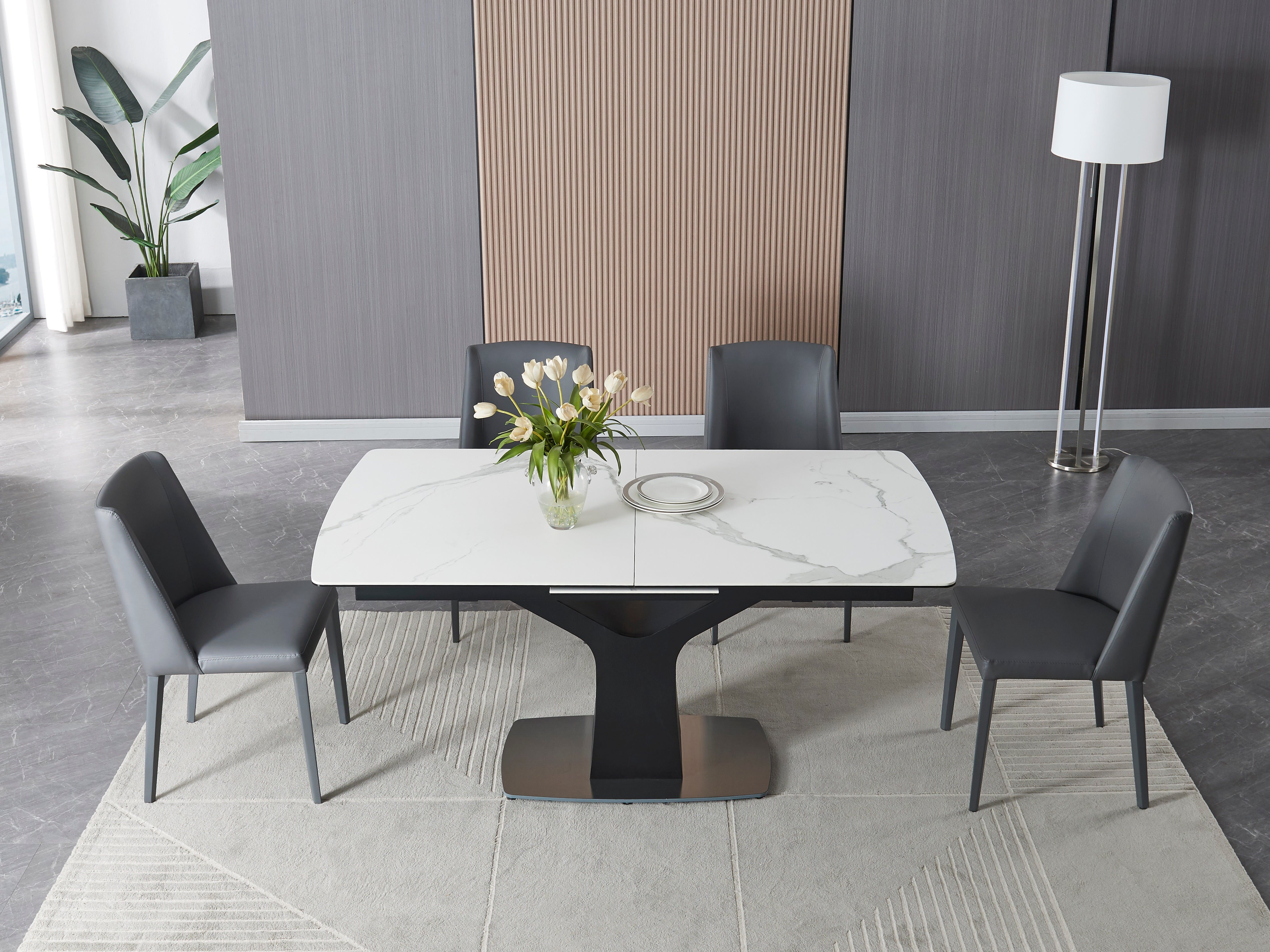 J and M Furniture Dining Sets Fiori Extension Table