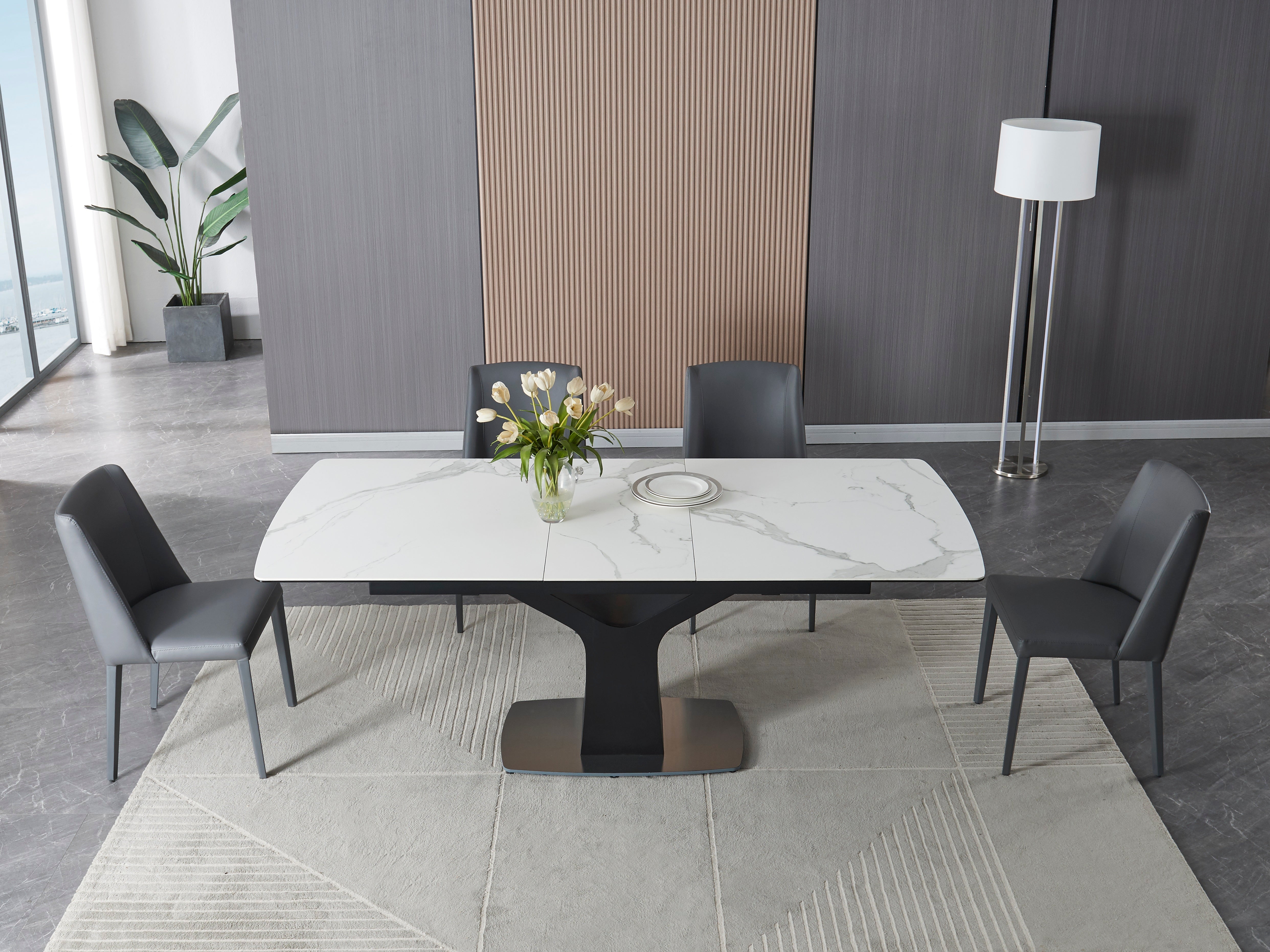 J and M Furniture Dining Sets Fiori Extension Table