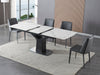 J and M Furniture Dining Sets Fiori Extension Table