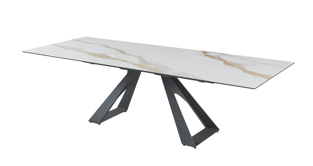 J and M Furniture Dining Sets Swan Extension Table