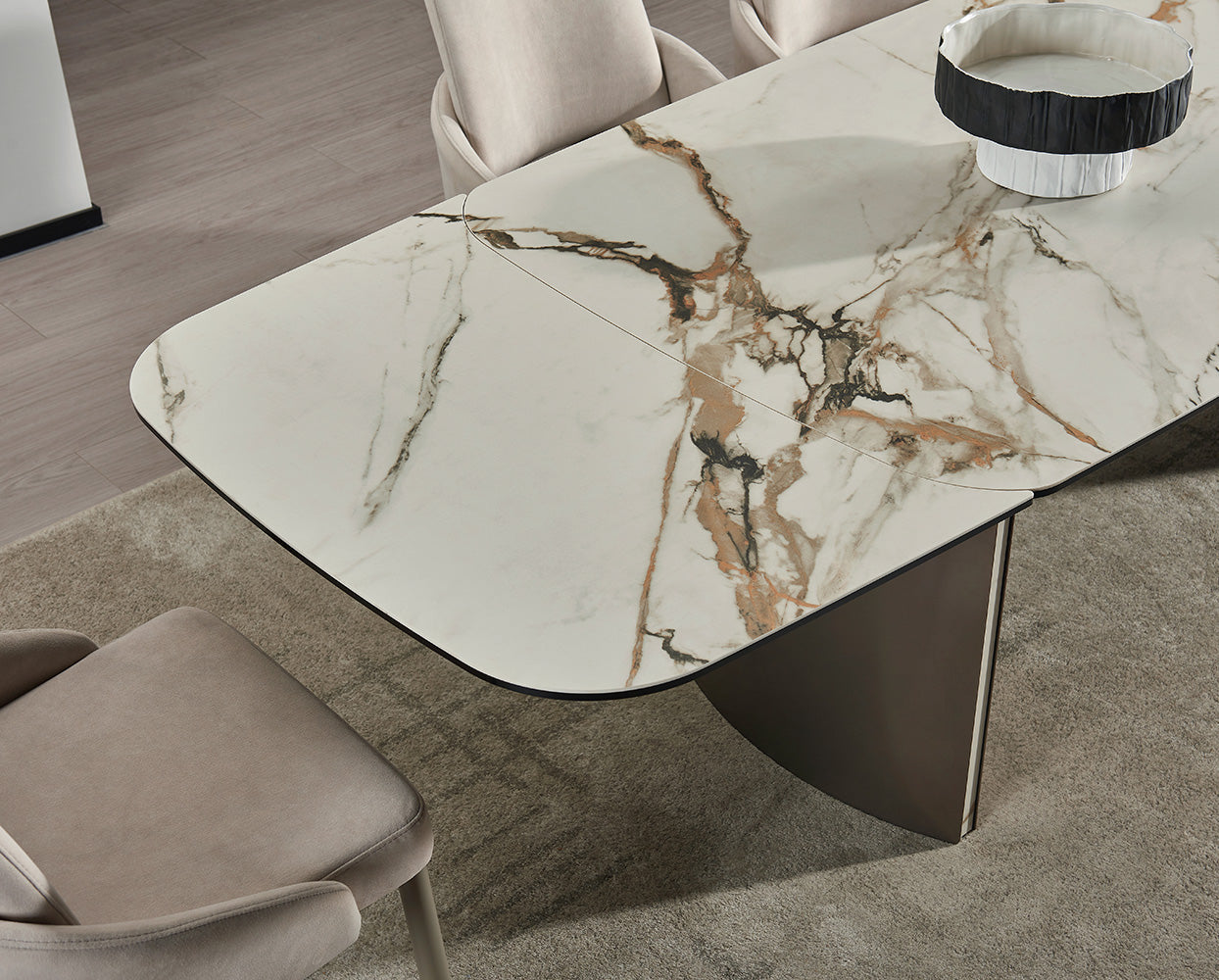 J and M Furniture Dining Table 888 Ceramic Extension Dining Table | J&M Furniture