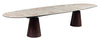 J and M Furniture Dining Table Alabastro Dining Table