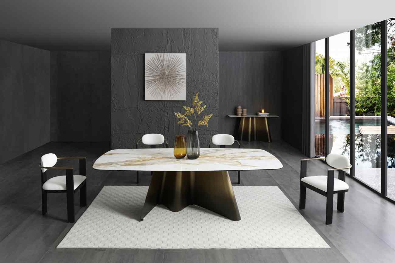 J and M Furniture Dining Table Bastione Dining Table | J&M Furniture