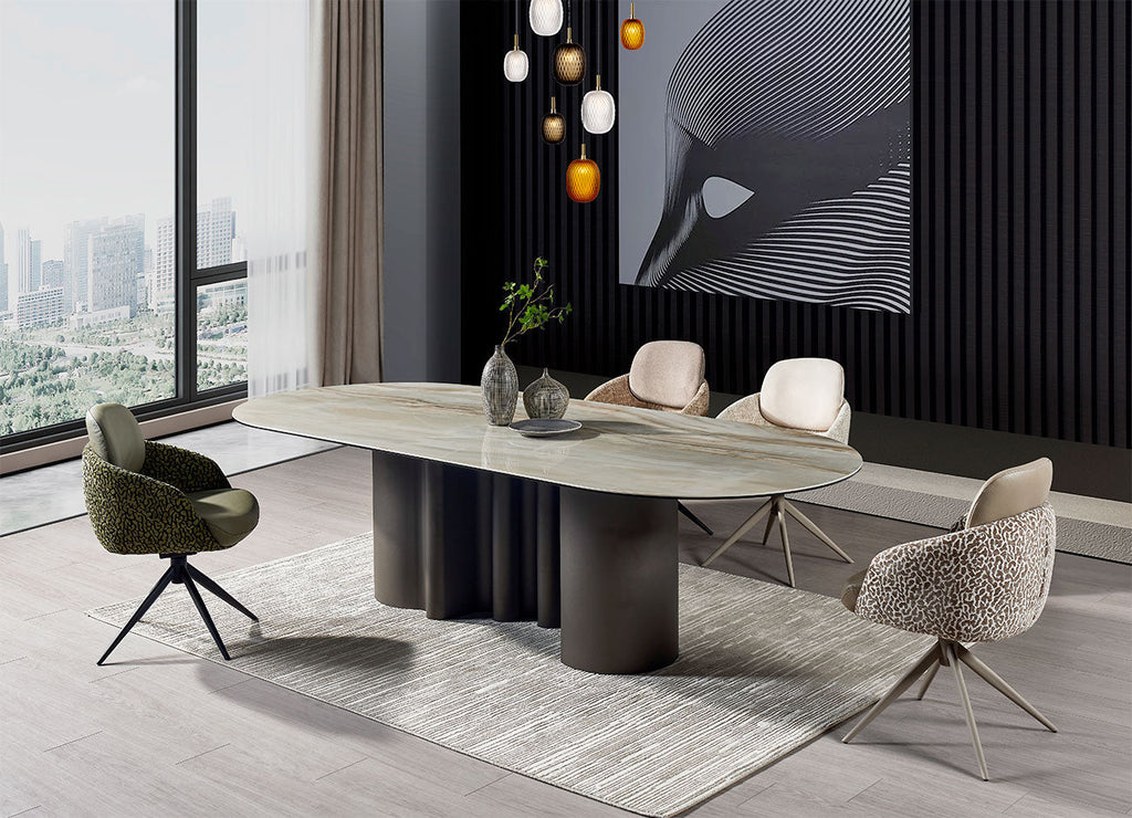 J and M Furniture Dining Table Borghini Dining Table