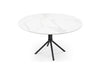 J and M Furniture Dining Table Calacatta White Ceramica Round Dining Table | J&M Furniture