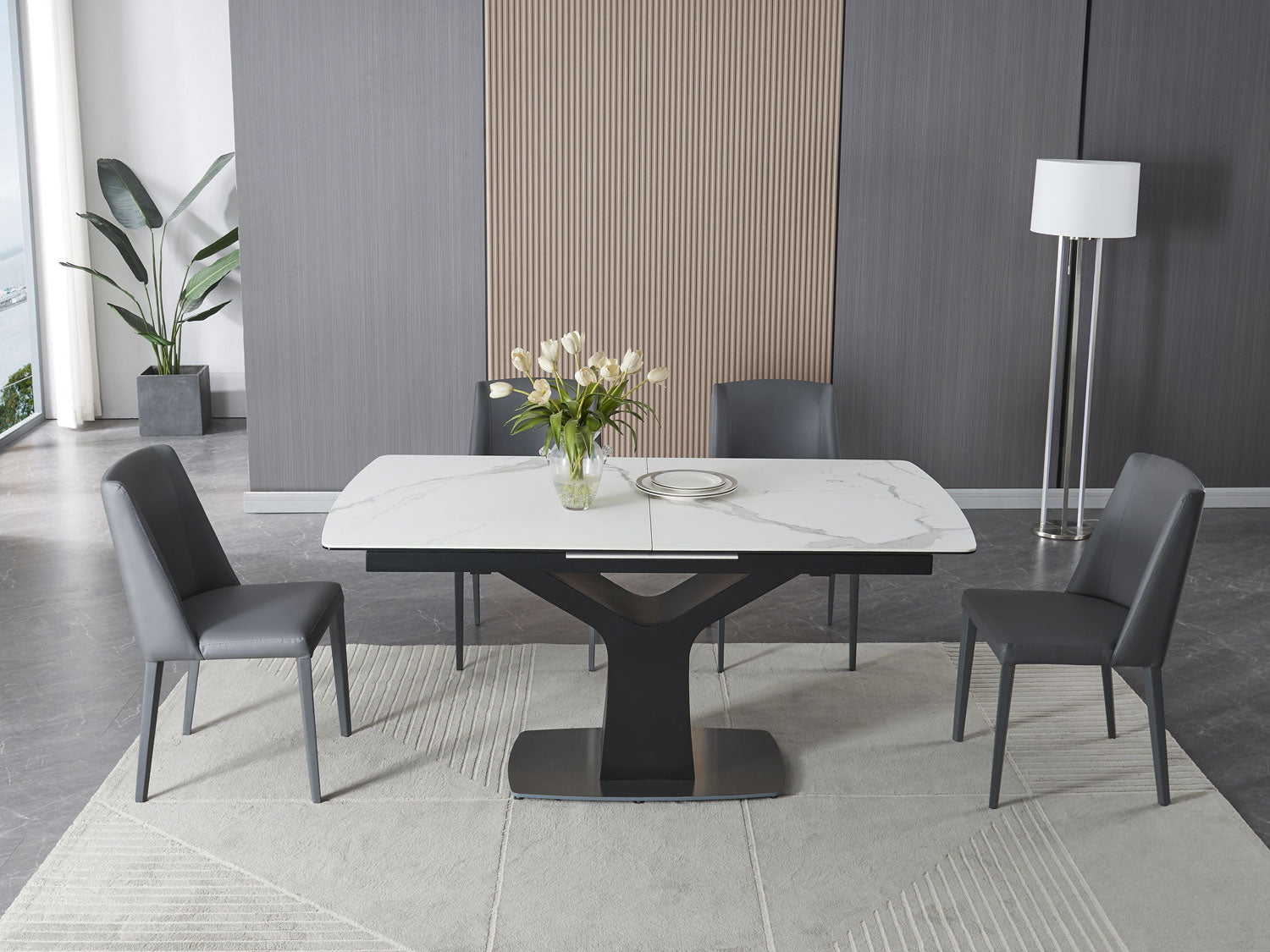 J and M Furniture Dining Table Fiori Extension Dining Table | J&M Furniture