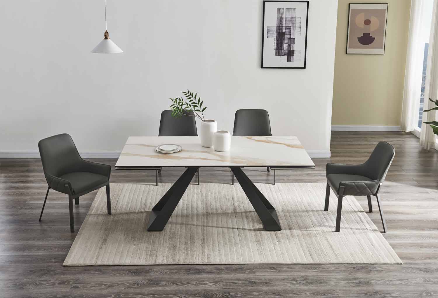 J and M Furniture Dining Table Swan Extensions Dining Table | J&M Furniture