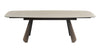 J and M Furniture Dining Table Warm Travertine Extension Table | J&M Furniture
