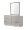 J and M Furniture Dresser Naples Dresser & Mirror in Grey
