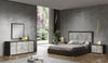 J and M Furniture Dresser Travertine Dresser & Mirror