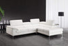 J and M Furniture Living Room A973 Modern Sectional in Dark Grey