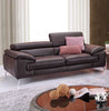 J and M Furniture Living Room A973 Premium Leather Sofa Set in Peanut