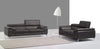 J and M Furniture Living Room A973 Premium Leather Sofa Set in White