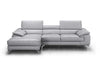 J and M Furniture Living Room A973b Premium Leather Sectional in Caramel