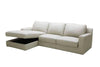 J and M Furniture Living Room Elizabeth Sectional Sleeper & Storage Bed