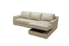 J and M Furniture Living Room Lauren Sectional Sleeper & Storage Bed