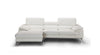 J and M Furniture Living Room Left Hand Facing Chaise Alice Premium Leather Sectional